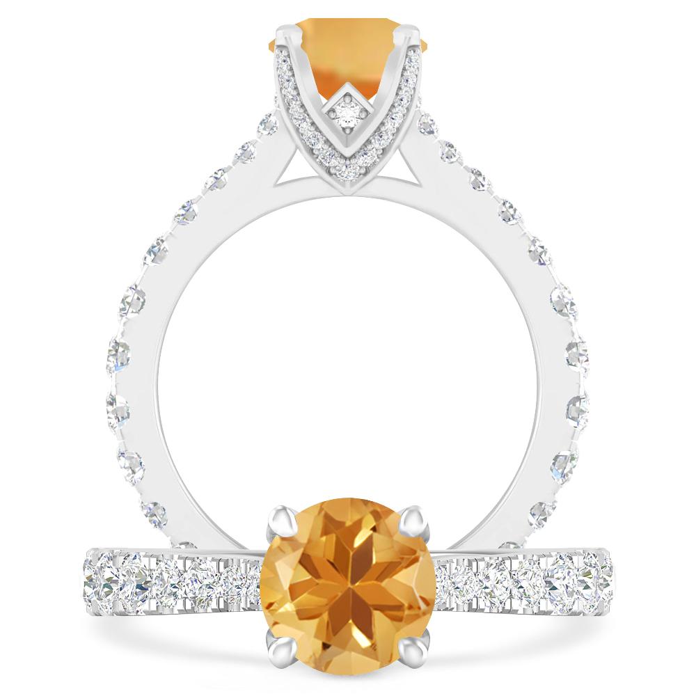 White Gold - Citrine