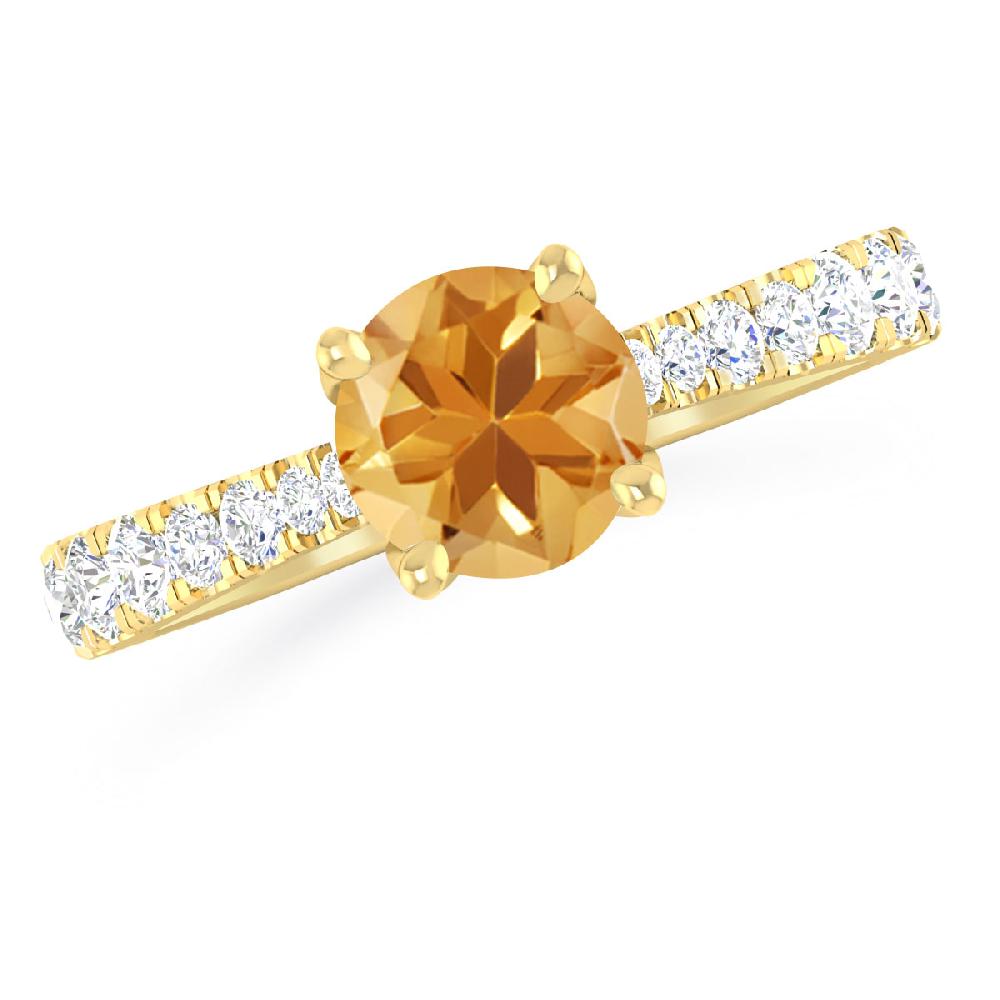 Yellow Gold - Citrine