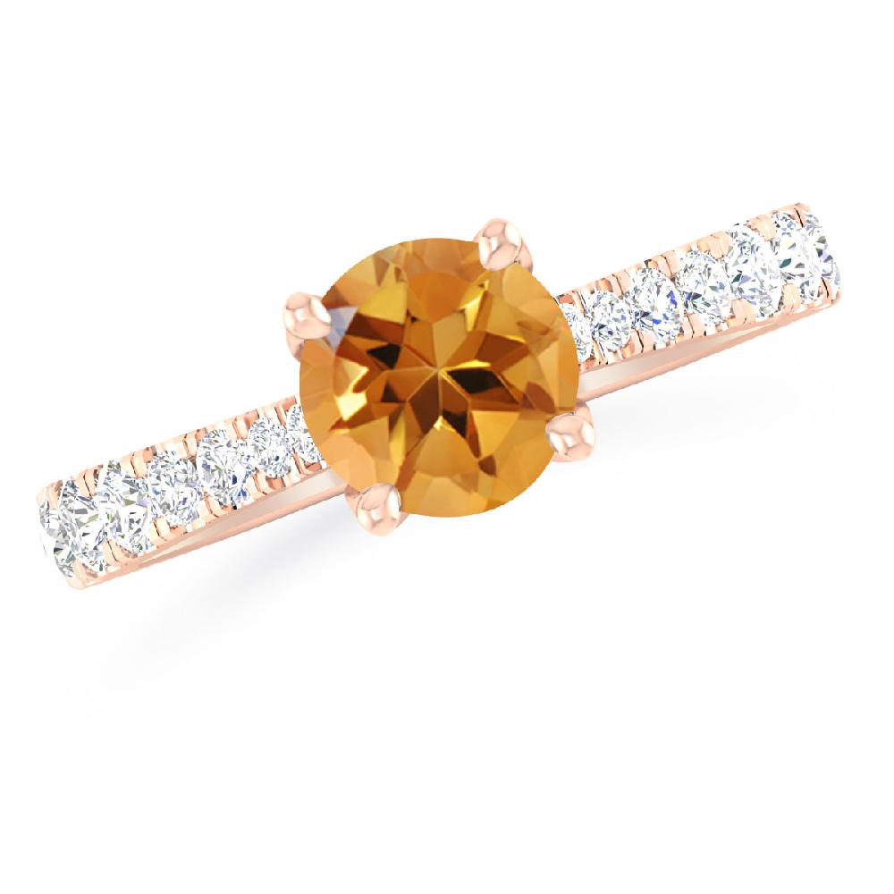 Rose Gold - Citrine