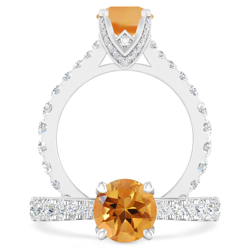 White Gold - Citrine