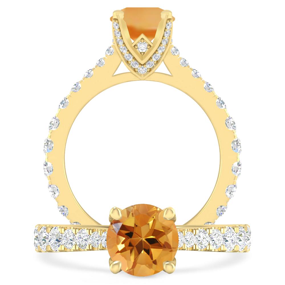 Yellow Gold - Citrine