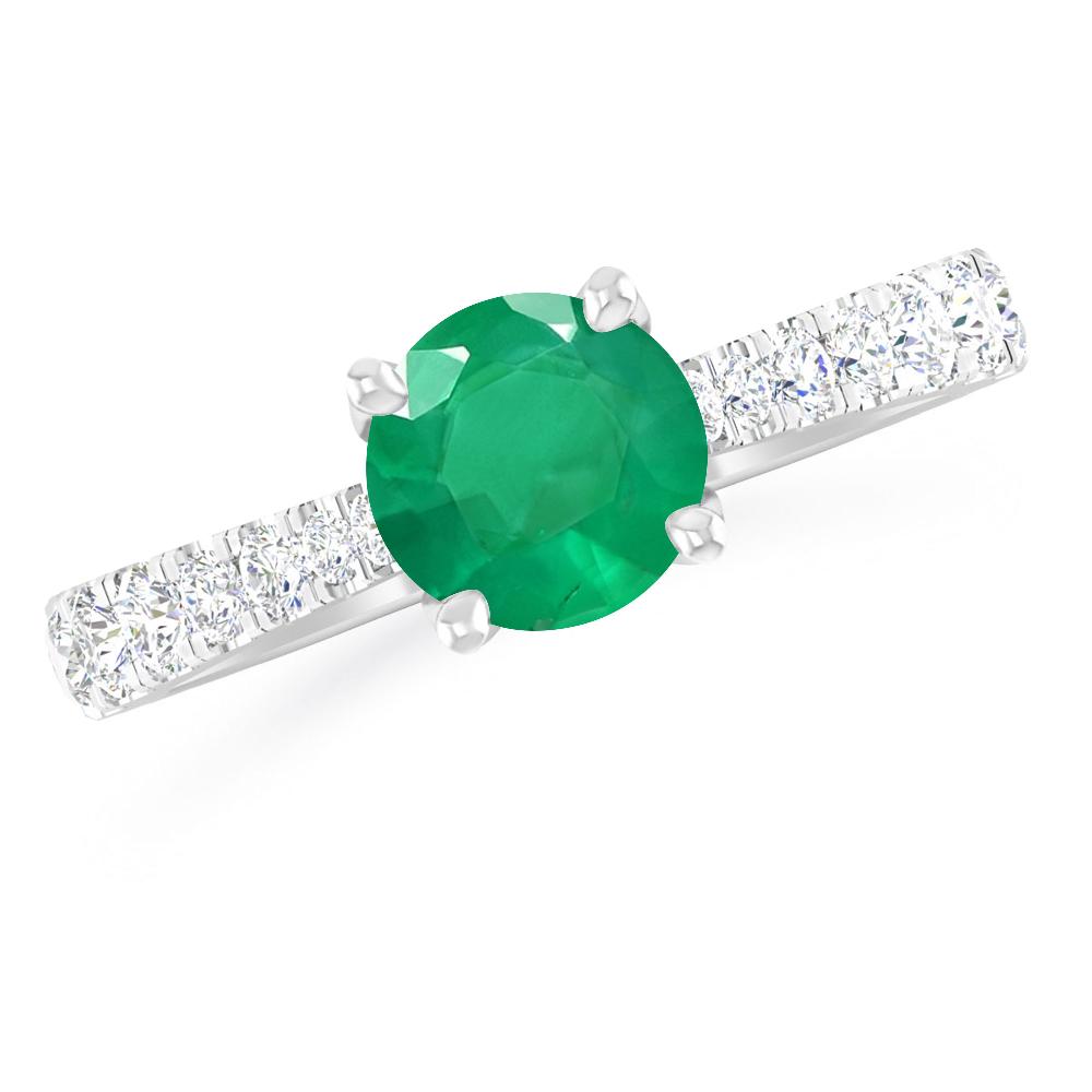 White Gold - Emerald