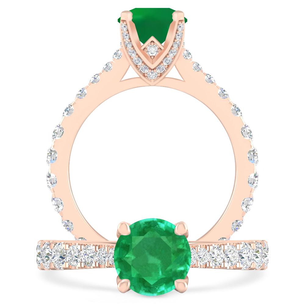 Rose Gold - Emerald