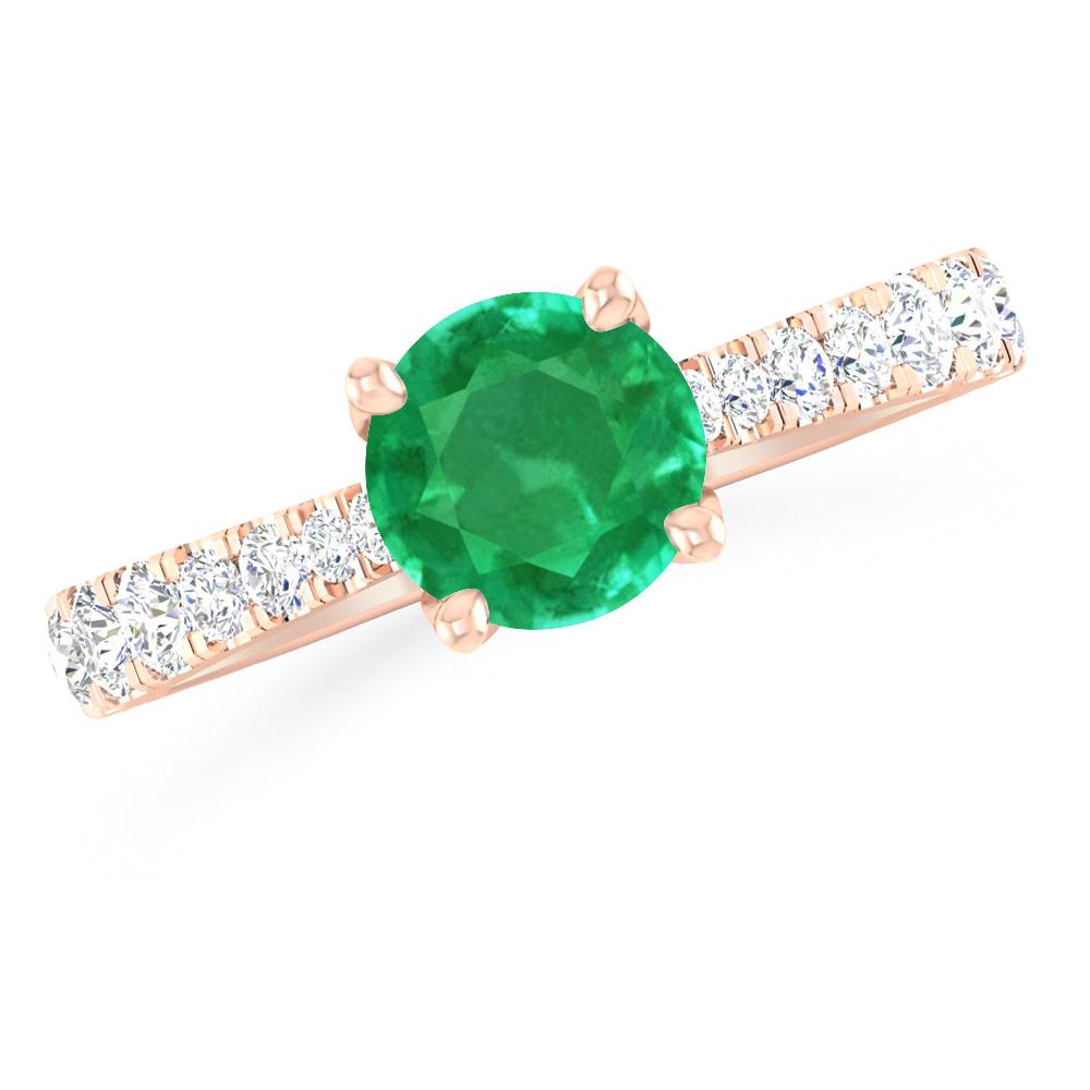 Rose Gold - Emerald