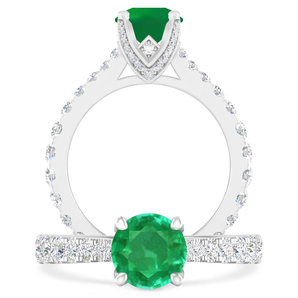 White Gold - Emerald