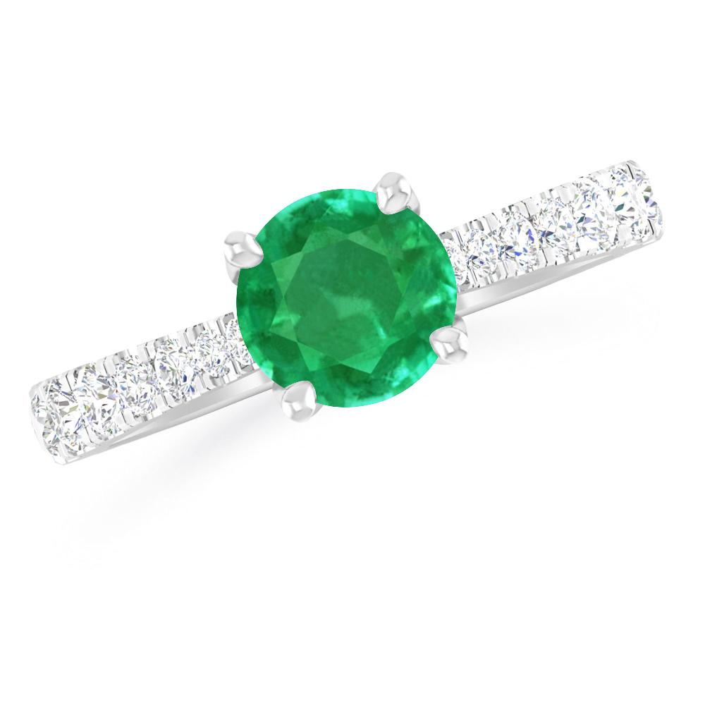 White Gold - Emerald