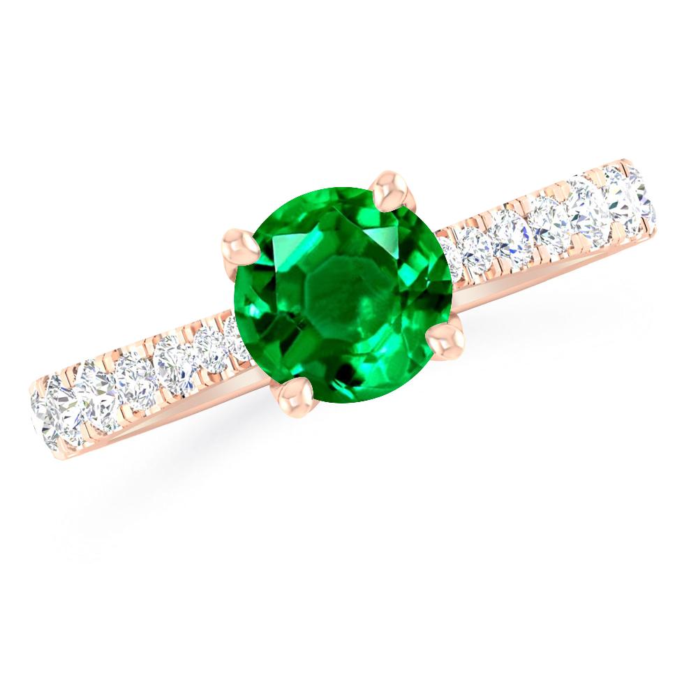 Rose Gold - Emerald