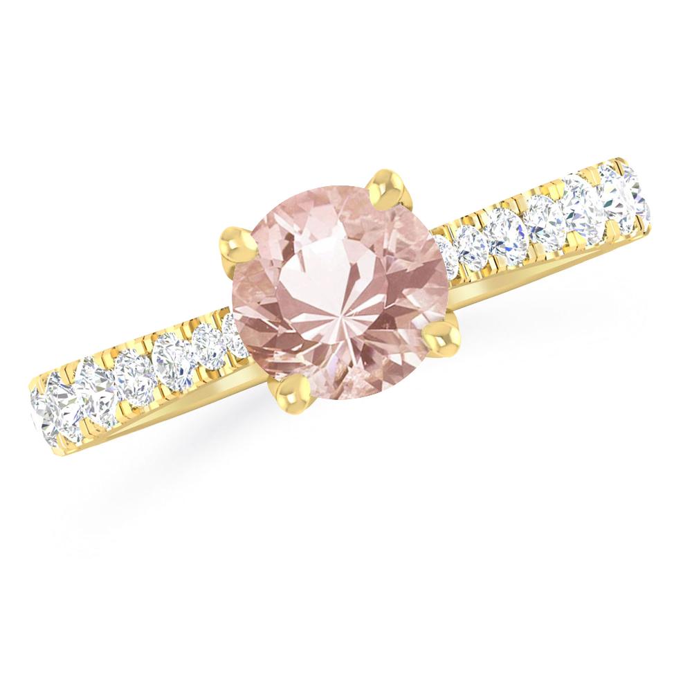 Yellow Gold - Morganite