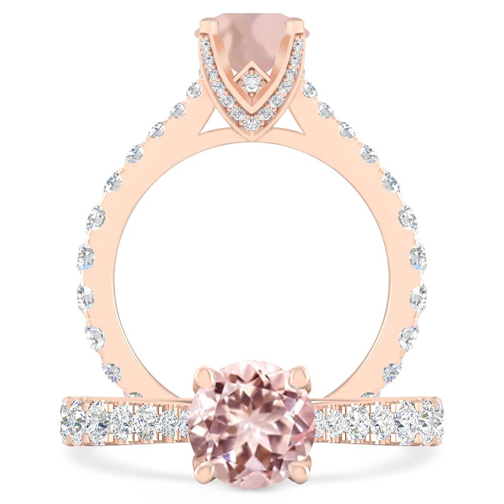Rose Gold - Morganite