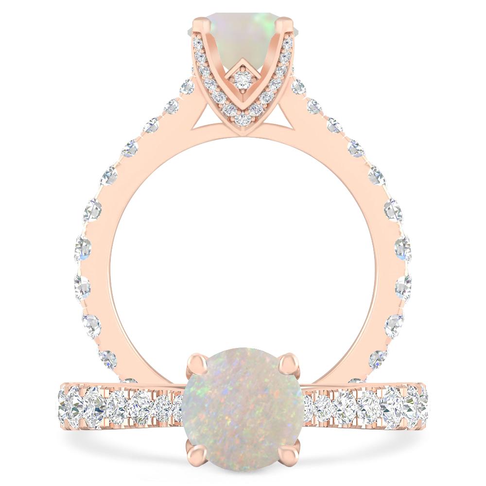 Rose Gold - Opal