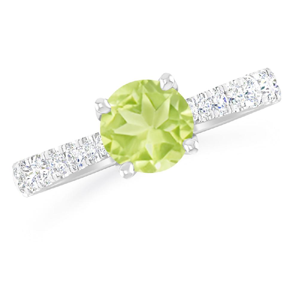 White Gold - Peridot