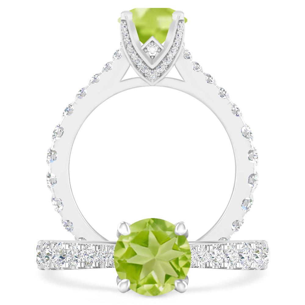 White Gold - Peridot