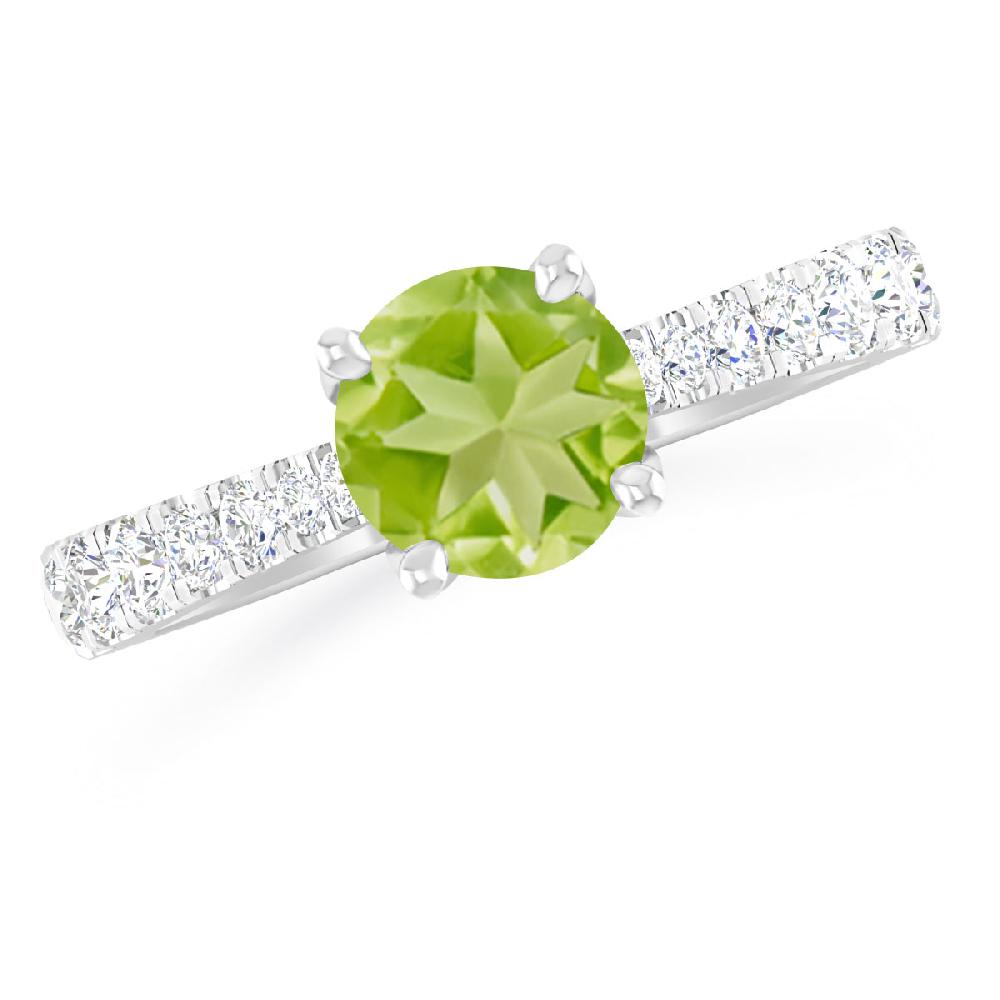 White Gold - Peridot