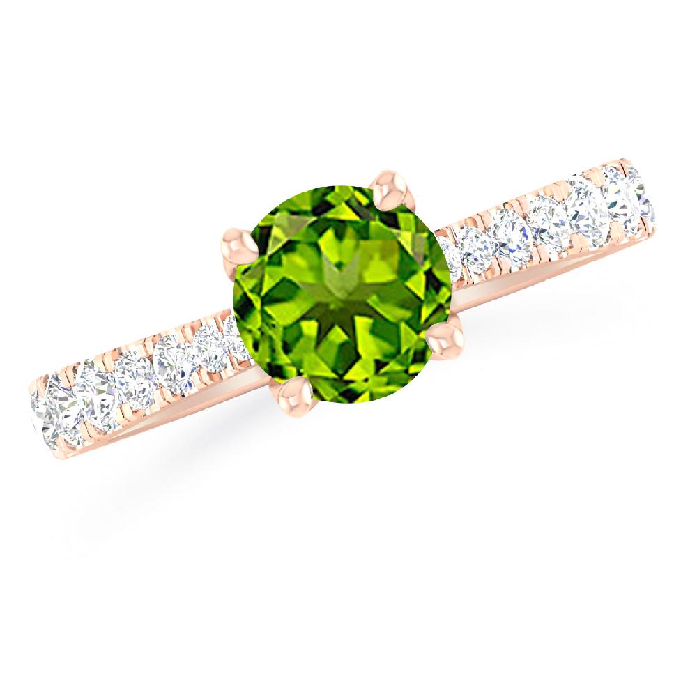 Rose Gold - Peridot