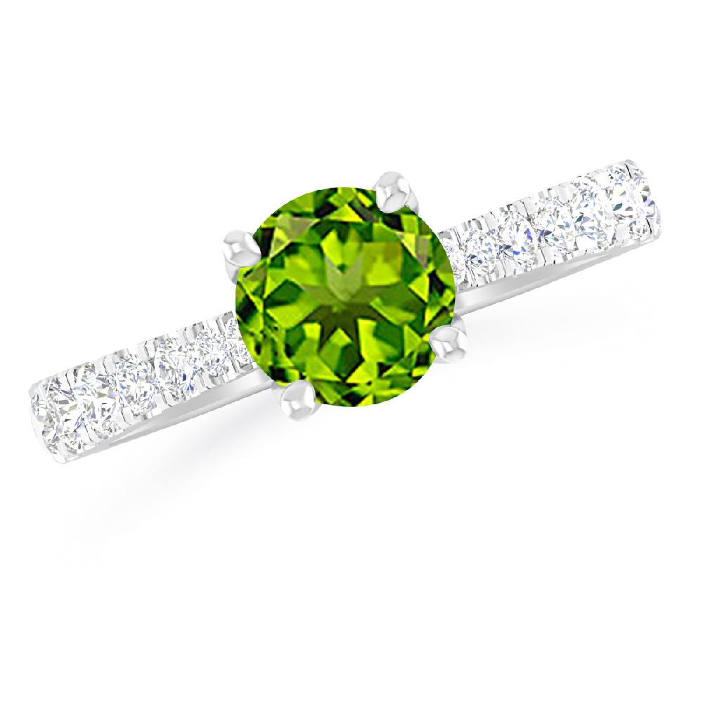 White Gold - Peridot