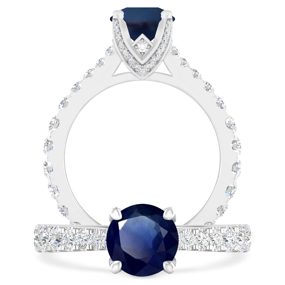 White Gold - Sapphire