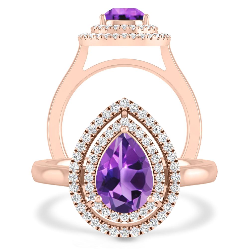 Rose Gold - Amethyst