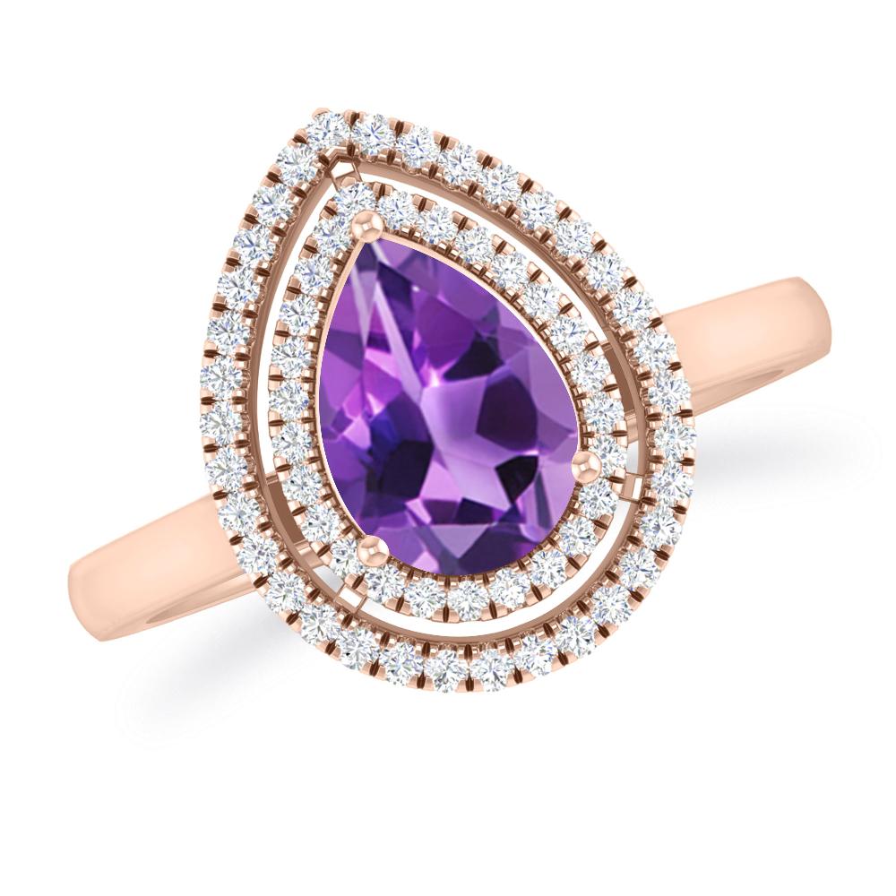 Rose Gold - Amethyst