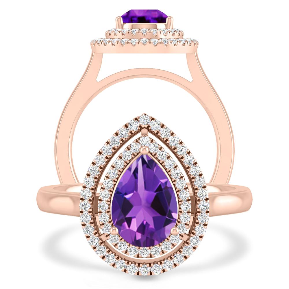 Rose Gold - Amethyst