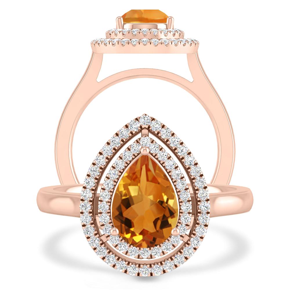 Rose Gold - Citrine