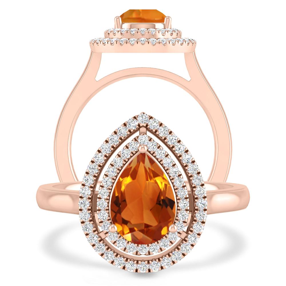 Rose Gold - Citrine