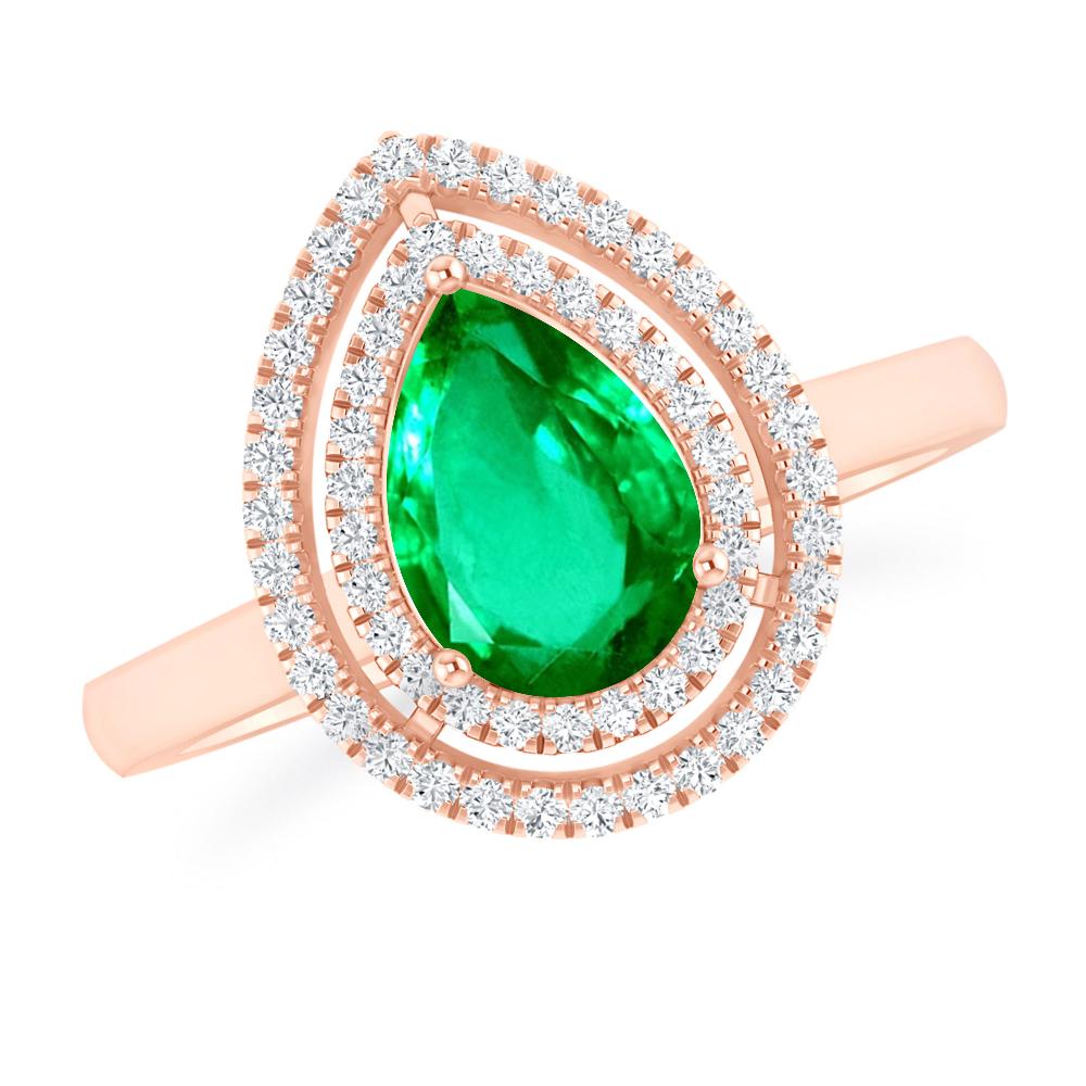 Rose Gold - Emerald