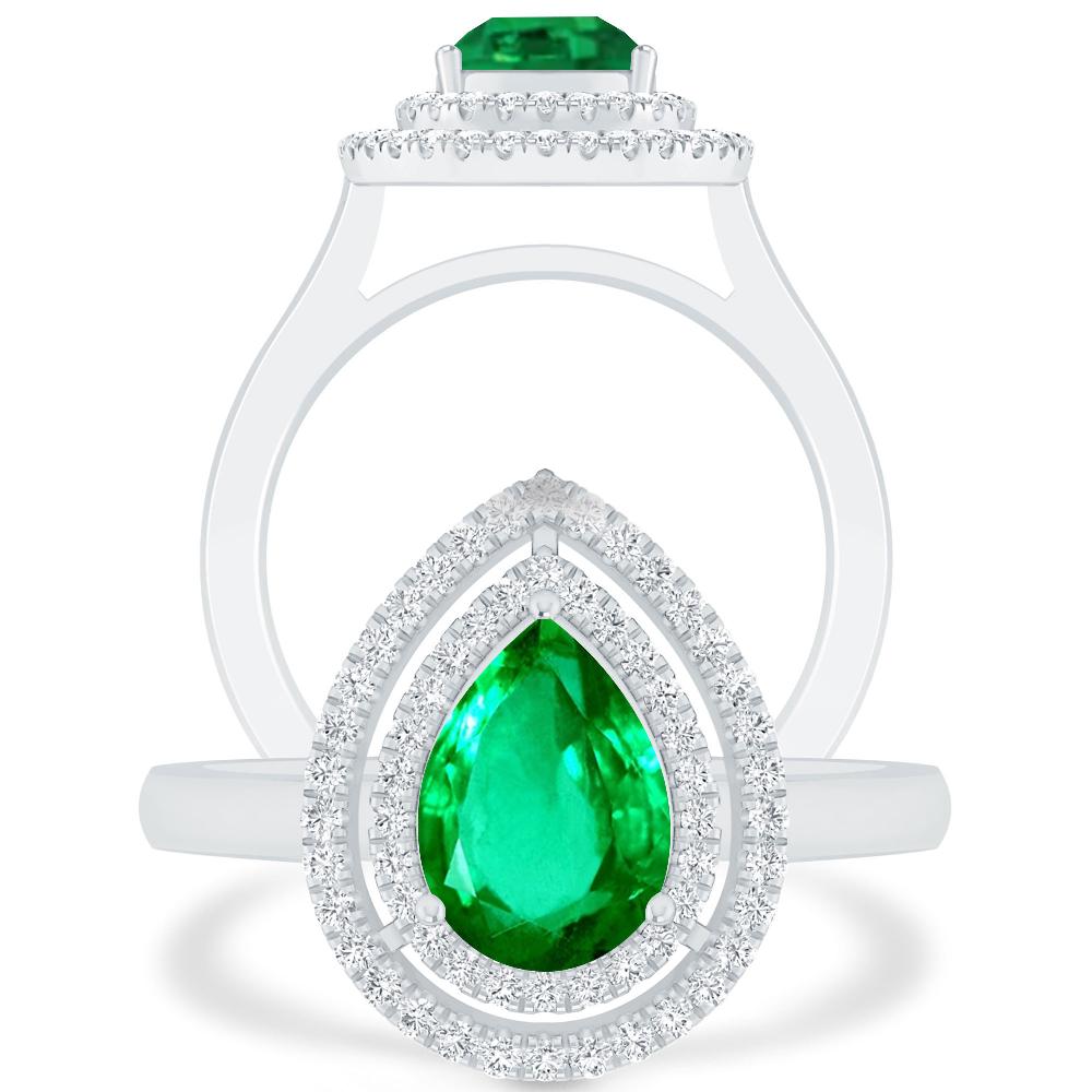 White Gold - Emerald