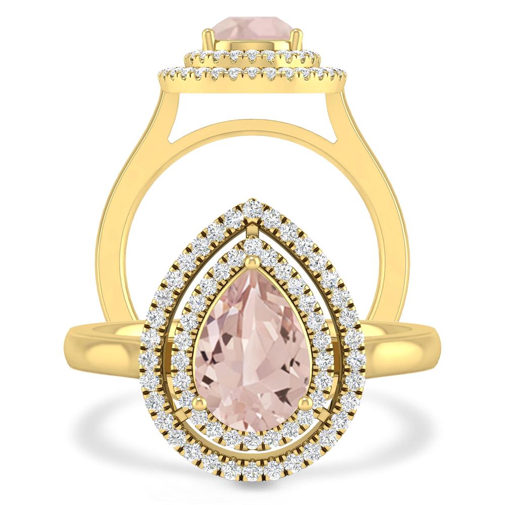 Yellow Gold - Morganite