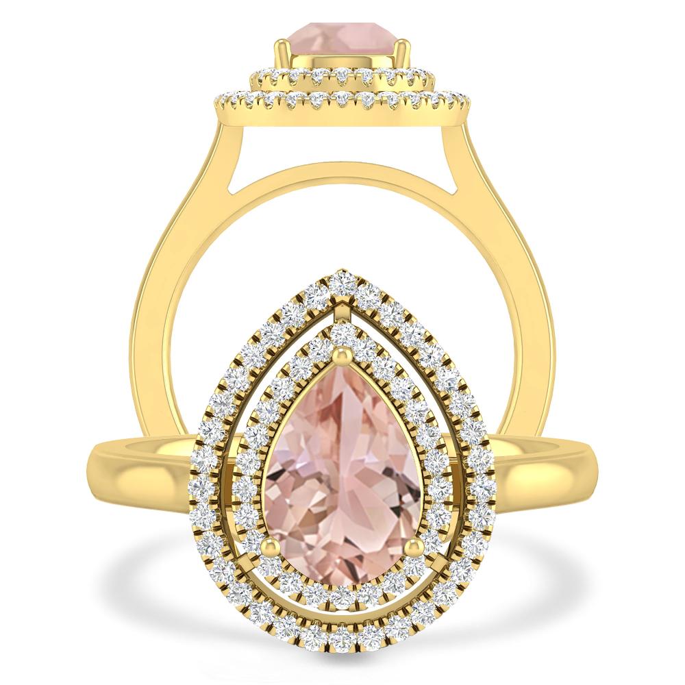 Yellow Gold - Morganite