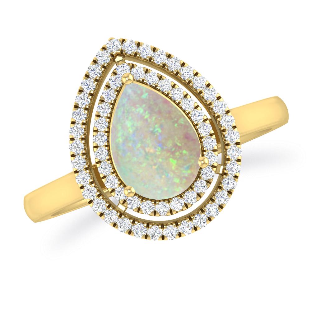 Yellow Gold - Opal