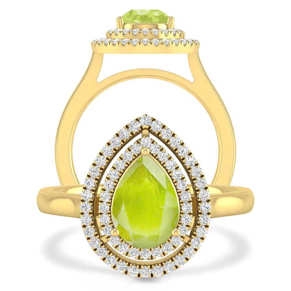 Yellow Gold - Peridot