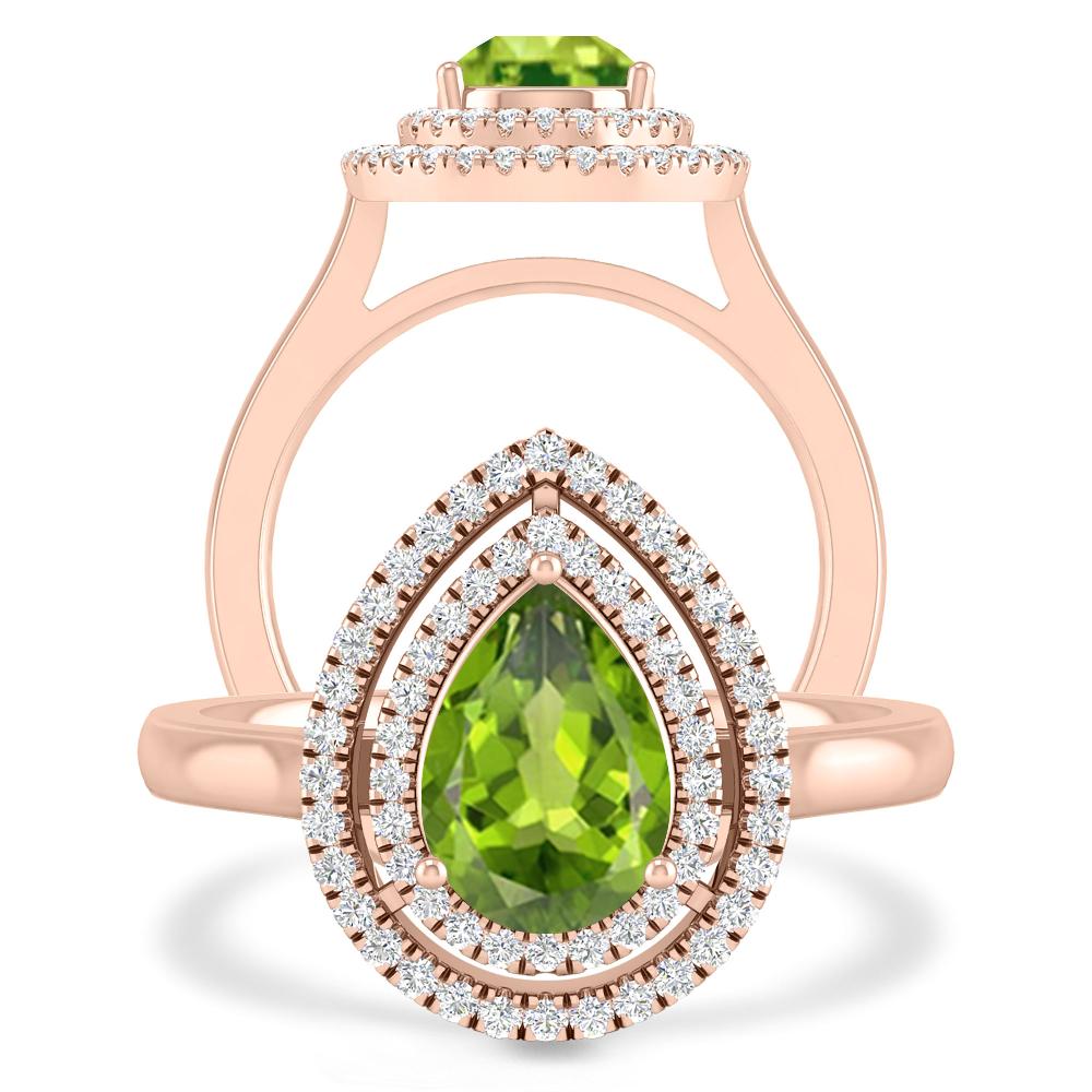 Rose Gold - Peridot