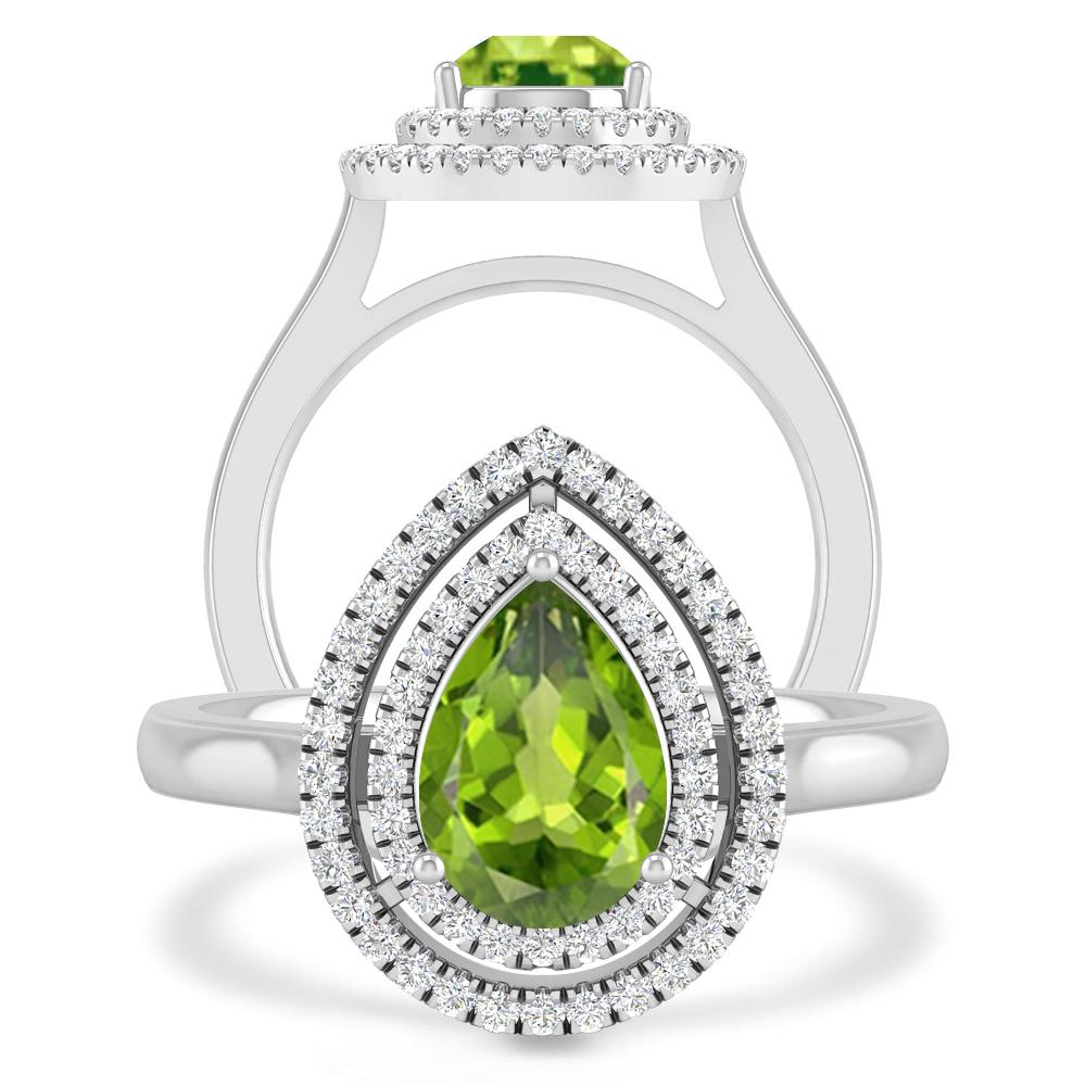 White Gold - Peridot