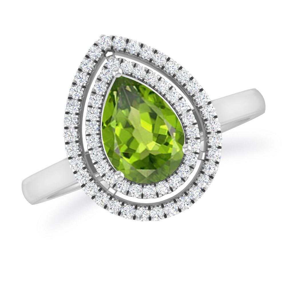 White Gold - Peridot