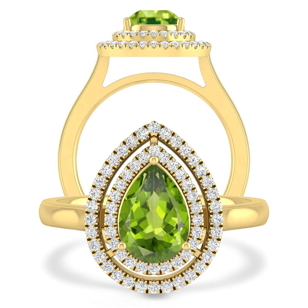 Yellow Gold - Peridot