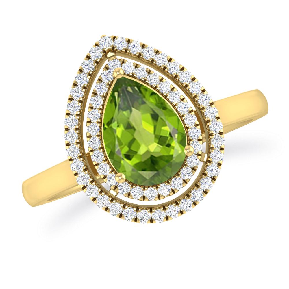 Yellow Gold - Peridot