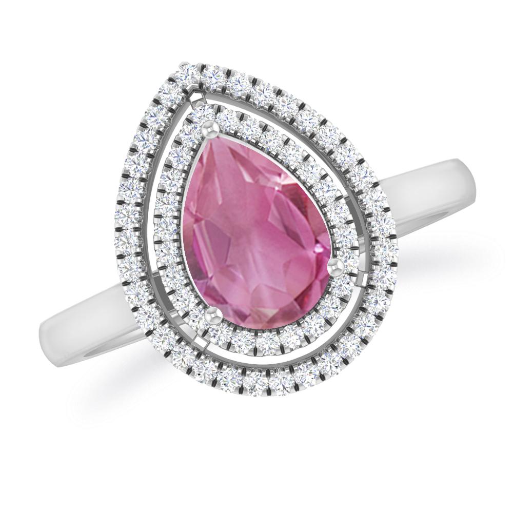 White Gold - Pink Tourmaline