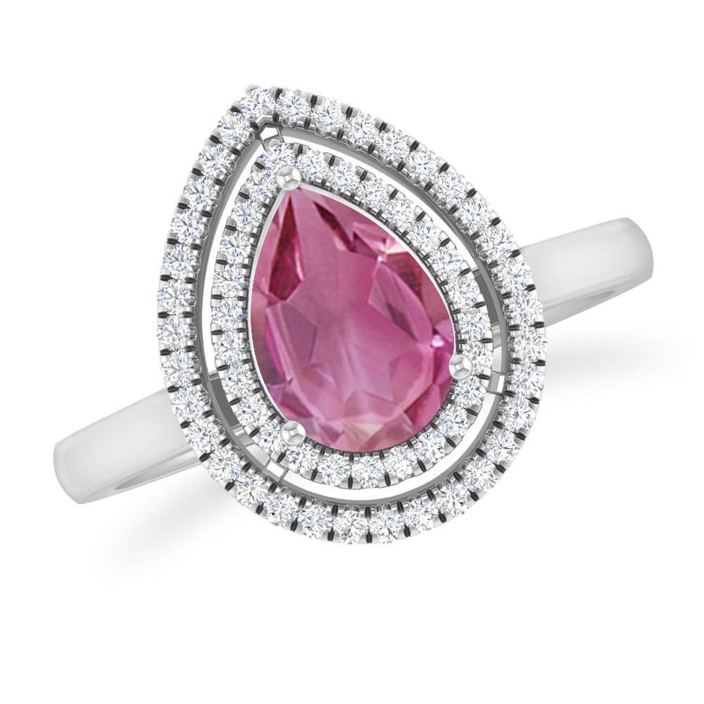 White Gold - Pink Tourmaline