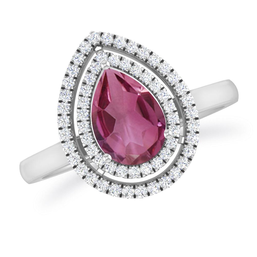 White Gold - Pink Tourmaline