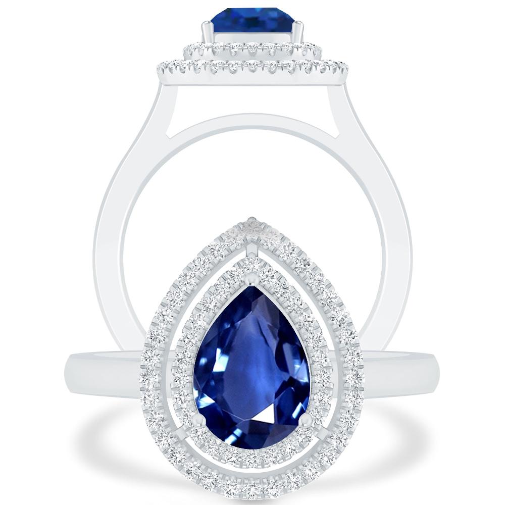 White Gold - Sapphire