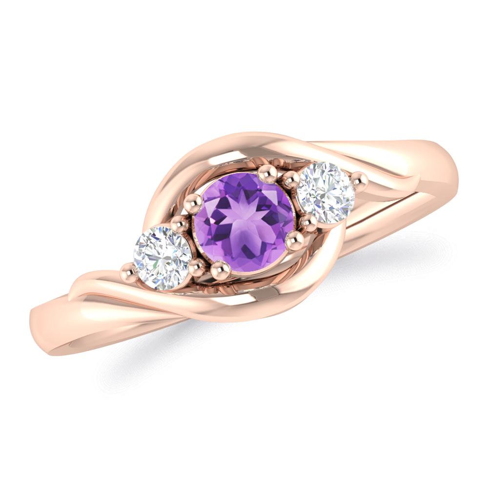 Rose Gold - Amethyst