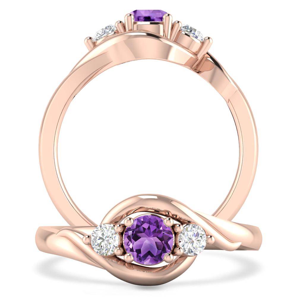 Rose Gold - Amethyst