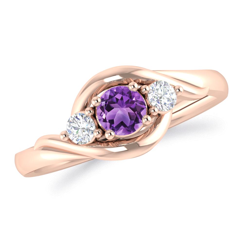 Rose Gold - Amethyst