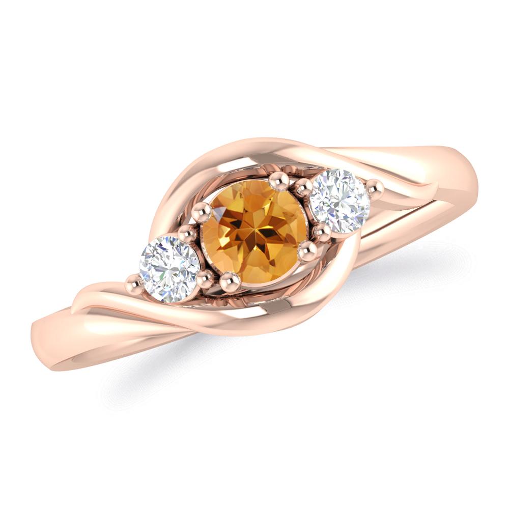 Rose Gold - Citrine