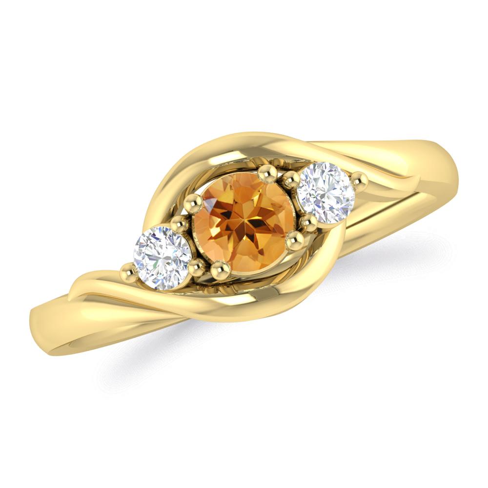 Yellow Gold - Citrine