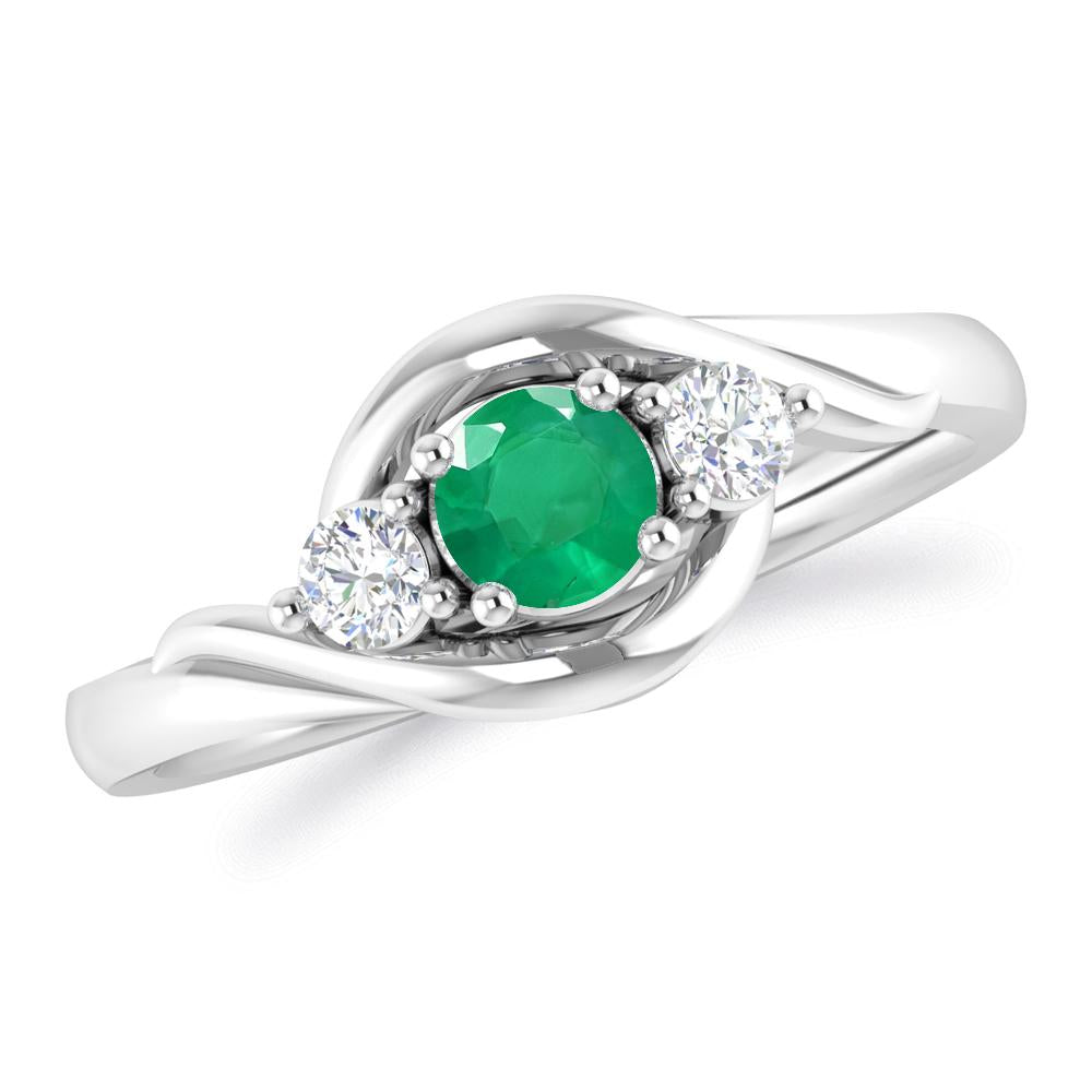 White Gold - Emerald