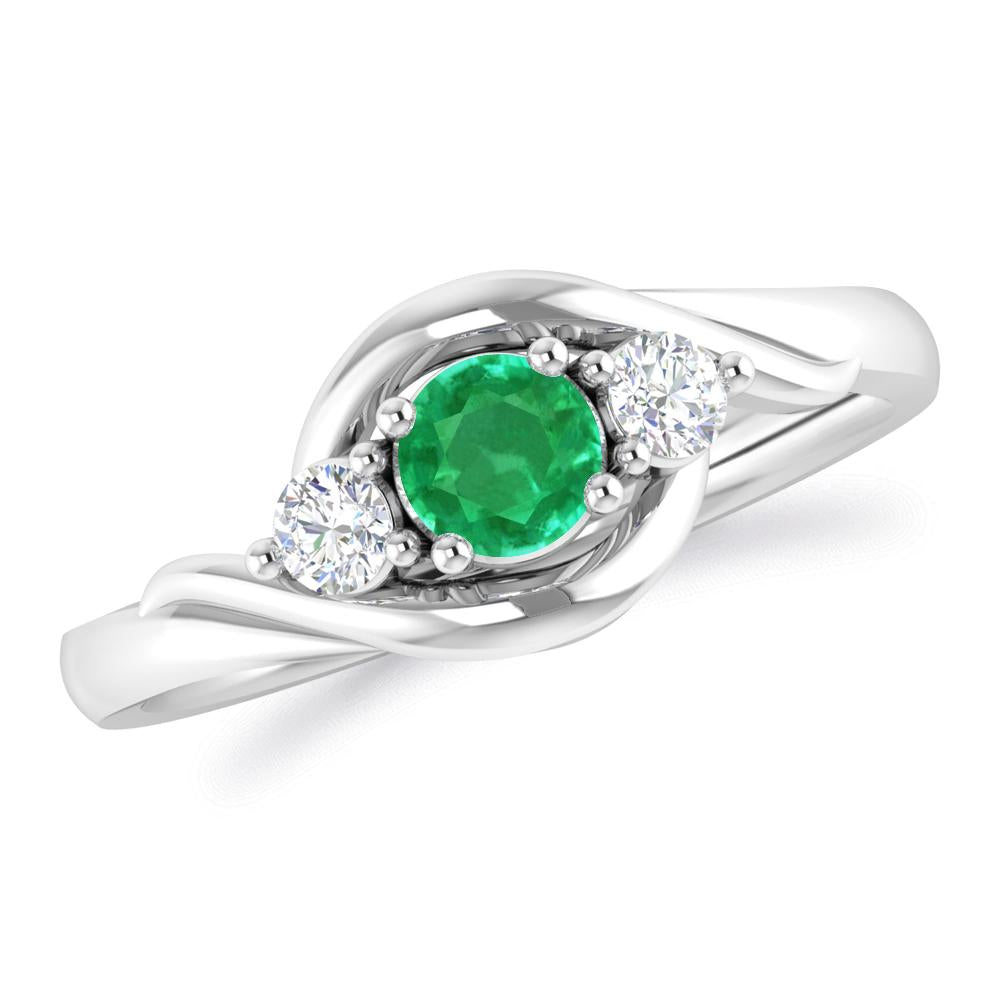 White Gold - Emerald