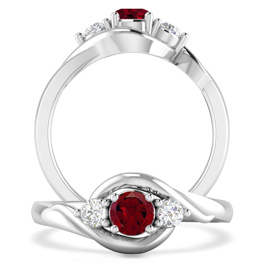 White Gold - Garnet
