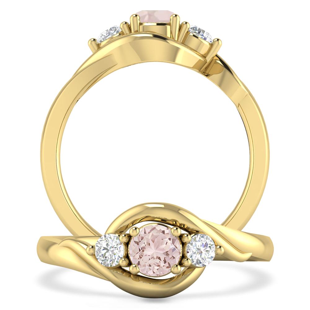 Yellow Gold - Morganite