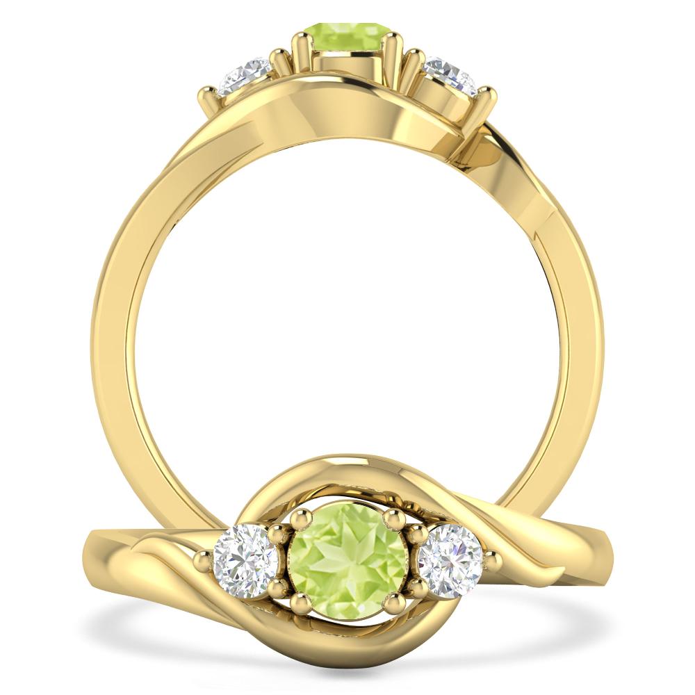 Yellow Gold - Peridot